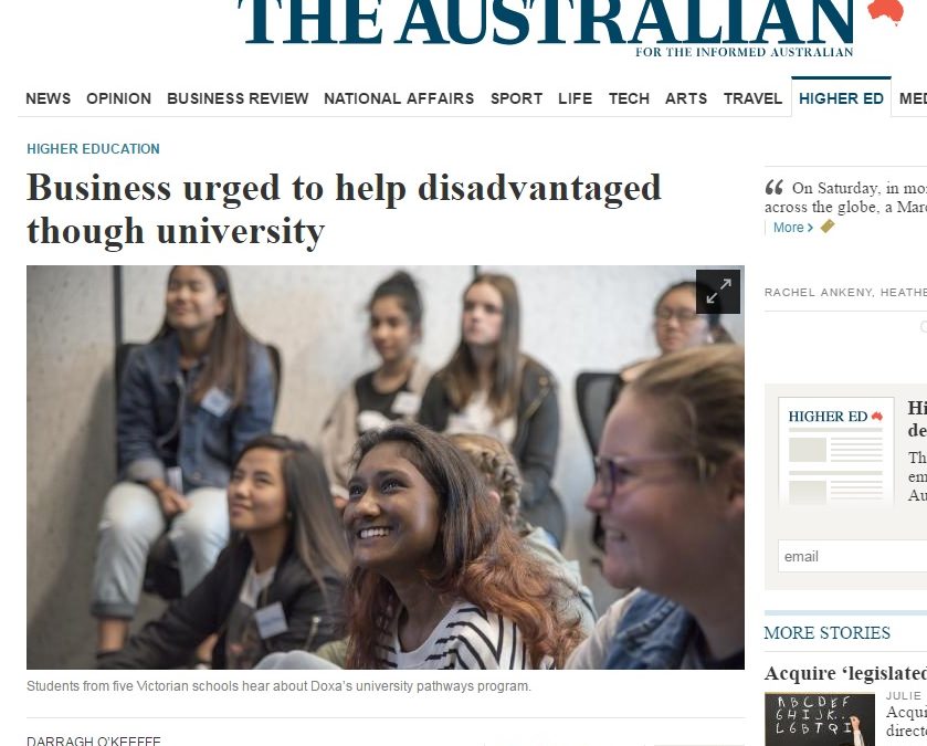 The Australian – Project 120 & VicGov UPP Session