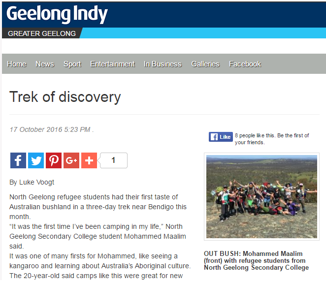 Geelong Indy – Journey Program