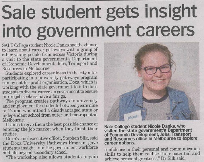 Gippsland Times – VicGov UPP Session