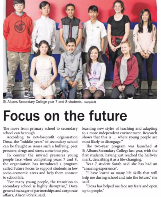 Brimbank & NW Star Weekly – Future Focus Program