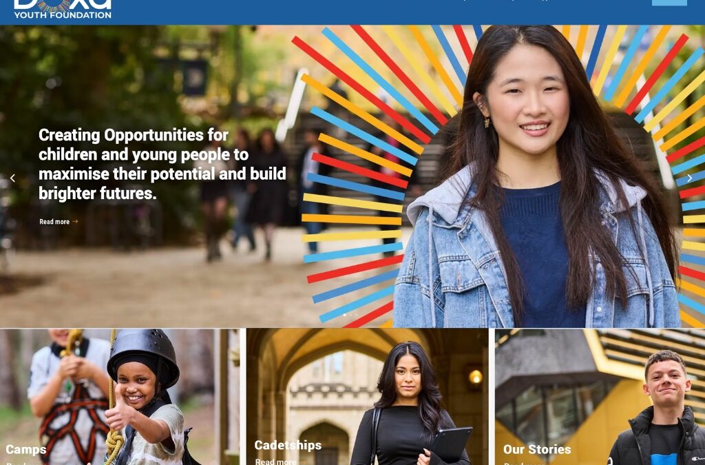 Launching new website for Doxa Youth Foundation